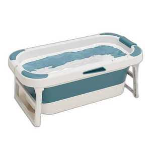 이동식 접이식 욕조 버킷 원룸 간이 대형 성인 목욕탕 1. 1.2m 블루