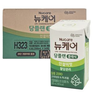 뉴케어 당플랜 클래식 인절미맛 200ml x 24팩 간편섭취 식사 부모님 노인 환자 선물 음료 H