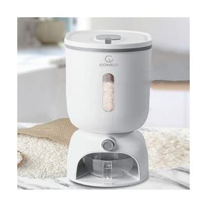 코멜리 쌀통 10kg 원터치 밀폐 다용도 쌀통 보관통 계량컵 CYR-1000T 장독