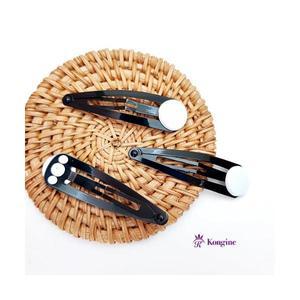 10개) 국내제조 검정 코팅 삼각 단추 똑딱핀 핸드메이드 셀프 머리핀 만들기 diy 부자재 재료 반제품