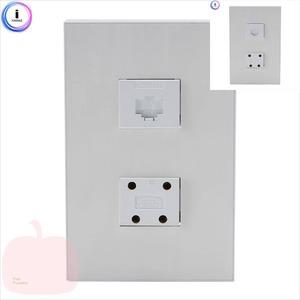 MP 전화통신 데코 1개용 4p 8p 화이트 1개 전화선커넥터 랜포트