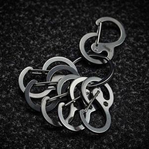 세트 8자형 6개 S비너 스텐 벨트 카라비너 키링 고리