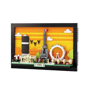 세계도시여행 프랑스 파리 598조각(PCS) 레고 호환 중국 L사 블록