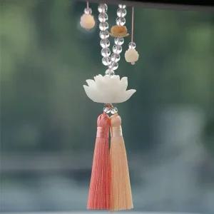 친불선 차량용 염주 연꽃 무사고 기원 새차선물 부적 재물운 사고방지