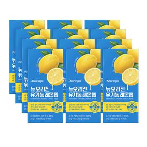 [뉴오리진] 유한건강생활 스페인산NFC착즙 유기농 레몬즙 14일분X12박스