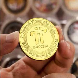 골프 볼마커 파이코인 기념주화 가상화폐 컬랙션