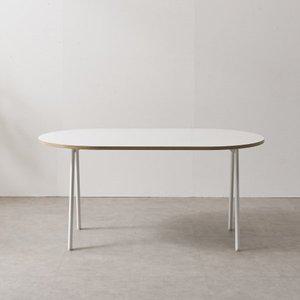 [기타][히트가구] HD172 타원형 1600 회의용 테이블 책상 1color (착불)