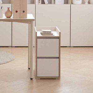 아도라퍼니처 2단 책장 책상 서랍장 300