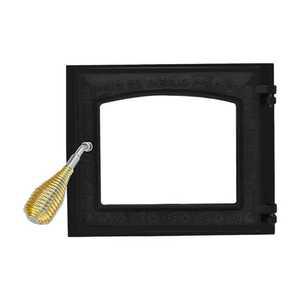 장작 난로 문 화구 장작난로 펜스 불멍 주철 손잡이