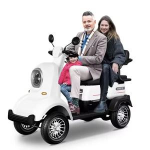 M2 2인승 4륜 여행용 나드리 전동 스쿠터 강력한 힘 리튬배터리 노약자 장애인 노인 전동카