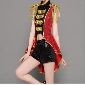 의상 무대 공연복 댄스복 방송 단체복 화려한 스팽글 난타복