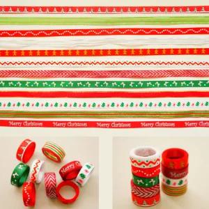 크리스마스 데코용리본 12종세트 90cm 꾸미기응용선물포장 어린이집유치원