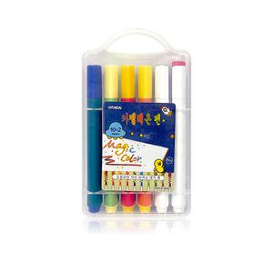 컬러체인지 카멜레온 펜 삼각바디 요술 매직 색이 변하는 비밀펜 (10+2본세트)