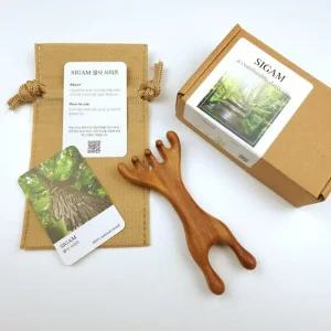 시골감성마켓 투웨이 괄사 두피 얼굴 마사지기