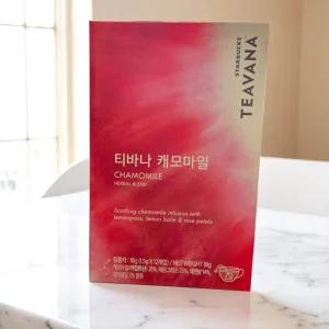 스타벅스 티바나 캐모마일 12개입 1박스