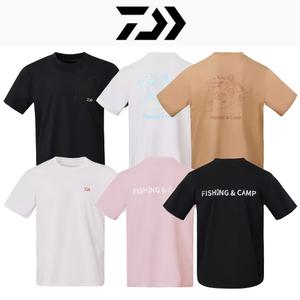 다이와 DAIWA 2024 라운드 반팔 티셔츠 DE-5424/5524CS 낚시 캠핑