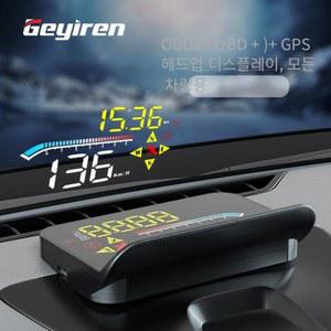 업디스플레이 자동차HUD T500 허드 시스템 OBD M3 GEYI HUD 싱글 멀티 자동차속도계 A3