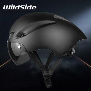 WILDSIDE AERO TT 도로 자전거 헬멧 하이바 레이싱 초경량 트라이애슬론 안전모 고글 라이딩 스포츠 액세서리