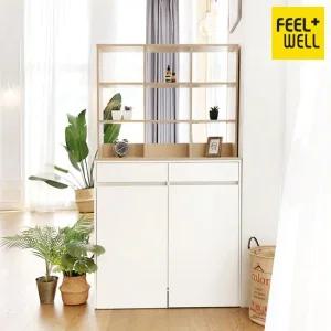 ST9814 무노 파티션 신발장 겸 수납장세트서랍형