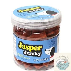 밀짚모자 상단 제스퍼 닭고기간식 400G 반려동물간식 영양 닭고기져키