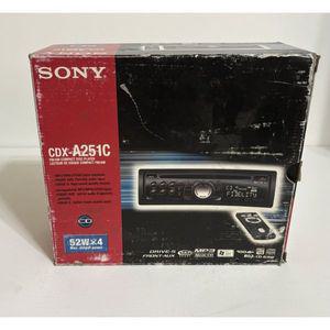 소니 카 CDXA251C MP3/Atrac3플러스 재생 프론트 Aux 드라이브 S 52Wx4 출력 파워