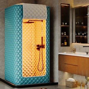 목욕 텐트 샤워커튼 부스 조립식 1 이동식샤워부스 온열 소형 커버 32도 작음 자동차