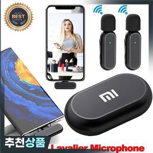 Xiaomi Mijia 무선 HD 라디오 라이브 마이크 소음 제거 듀얼 20 미터 휴대 전화 Tiktok 짧은 비디오 녹화