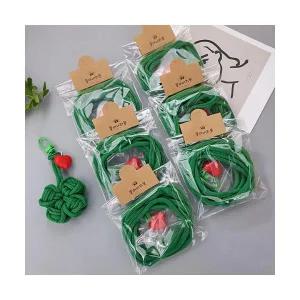 6개) 양말목공예 네잎 클로버 키링 만들기 DIY 업사이클링 스승의날 선물 CA 시간 교재