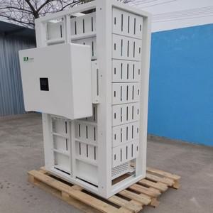 100kwh 리튬 이온 배터리 고전압 Lifepo4 태양광 에너지 저장 인버터 포함