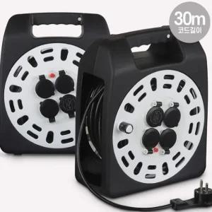 캡형 캠핑릴선 리드선 전기 연장선 USB 3구 30M/케이블릴선 산업리드선 케이블리드선