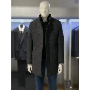 [트루젠](이태리수입 X Lanificio Roma X 구스다운) 브라운컬 머스커렛 넥퍼 프리미엄 코트