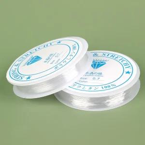 비즈공예부자재 우레탄줄 크리스탈텍 0.7mm 7M