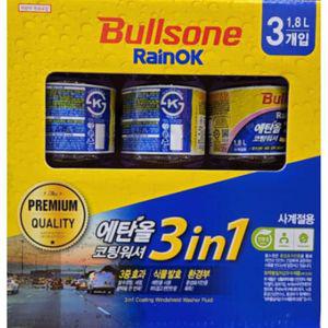 불스원 발수 코팅 워셔액 1.8L x 3개입