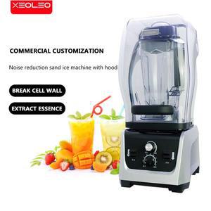 XEOLEO 상업용 푸드 프로세서 블렌더 믹서 연마기, 2300W 2.5L 샌드 아이스 머신, 2300W 강력한 착즙기 스