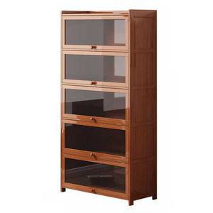 유리도어 나무책장 서재 화장품 코너장 스텐레스 핸들