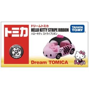 드림 토미카 산리오 헬로키티 스트라이프 리본 다이캐스트 미니카 피규어 모형 장난감
