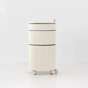 마켓비 심플리 회전서랍 트롤리 원형 3단