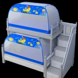 1인용 모기장 통풍 여름 침대 방충망 텐트 소형 분홍토끼 정문