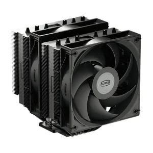 :피씨쿨러 PCCOOLER CPS RT620 PRO 카본스틸 듀얼타워 공랭 CPU 쿨러 (블랙)