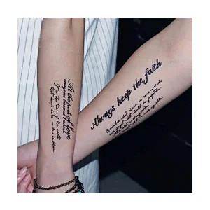 서진 레터링 타투 헤나 문신 스티커 영문 글귀 방수 포인트 디자인 스타일리쉬 해나