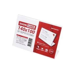 쇼케이스 단면 140100 A1410 pop꽂이 아크릴꽂이 쇼카드 메뉴꽂이 안내판 알림판