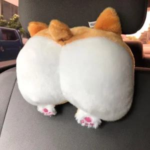 [QNUS4908_58]갓샵 웰시코기 차량용 의자 목쿠션