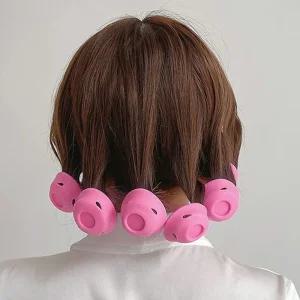 컬 헤어 웨이브 40P 셀프 실리콘 머리 롤 러