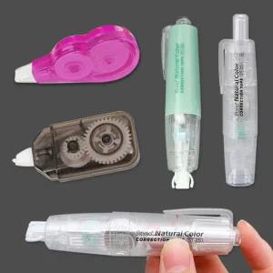 수정테이프 화이트 문구용 리필 수정펜 얇은 수정 테이프 노크식 수정용품 문구 미니 6M