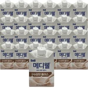 메디웰 구수한맛 플러스 200ml 30팩 균형영양식 식사대용 선물용 어르신간식 다이어트용