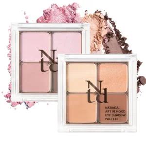 나틴다 아트 인 무드 아이섀도우 팔레트 4색