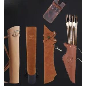 전통 화살통 양궁 활주머니 가방 국궁 가죽 케이스 활