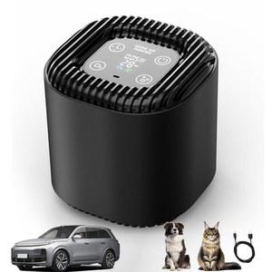 2 in 1 오존 발생기 및 반려동물용 음이온 공기청정기 - 고양이 배설물, 개 사육장용 500mg/h 냄새 제거기 | 가정, 자동차, 침실용 휴대용 공기 청정기 연기, 반려동물 냄새를 위한 99% 탈취제