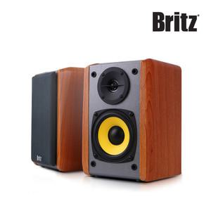 BH577 외 빔프로젝터 브리츠 정품 스피커 [BR1000A]  - 2채널 우드원목 -