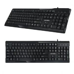 ANYZEN K-2000P 유선키보드 블랙 PS2 키스킨포함